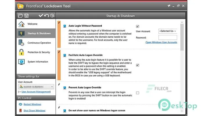FrontFace Lockdown Tool 5.2.0 Free Full Download