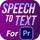 Adobe Speech to Text for Premiere Pro 2022 v10.0 Free Download