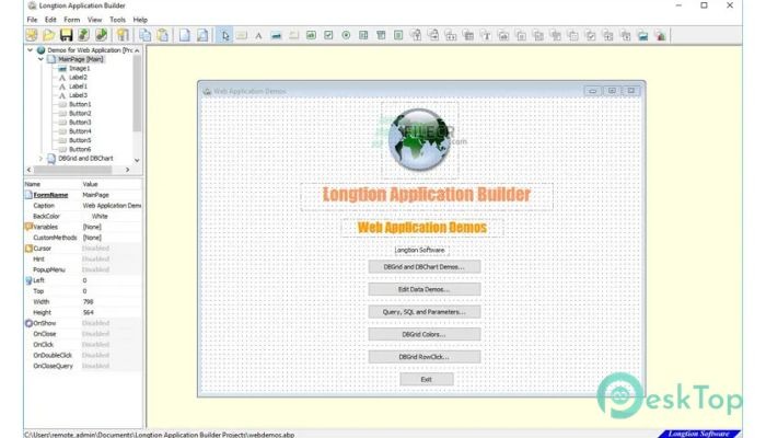 Longtion Application Builder 5.29.0.760 Free Download For Pc