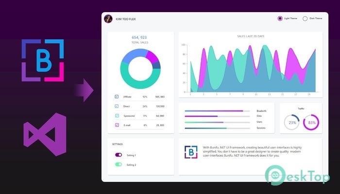 Bunifu UI WinForms / Dataviz Advanced 5.0.3 Free Download