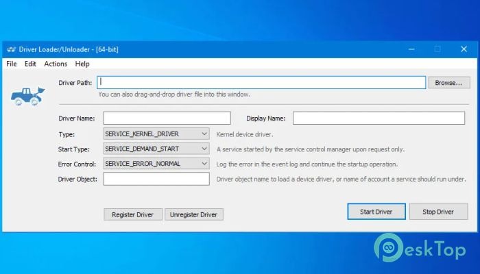 Driver Loader Unloader 1.0 Free Download For All Windows