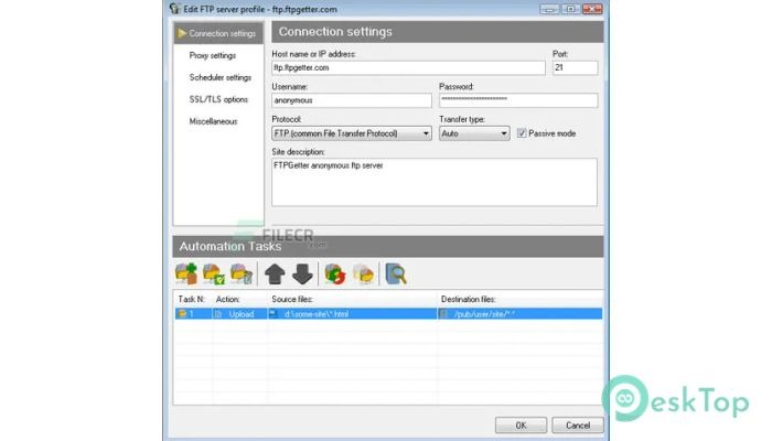 FTPGetter Professional 5.97.0.265 Free Download For Windows