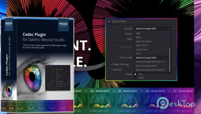 MainConcept Codec Plugin 1.4 for DaVinci Resolve Free Download