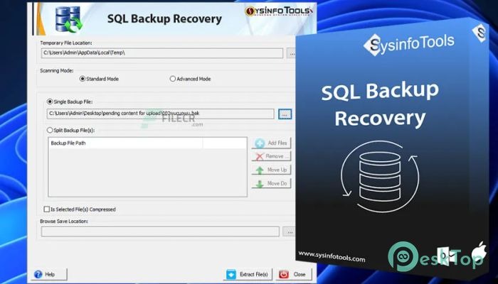 SysInfoTools SQL Backup Recovery 22.0 Free Download Latest Version