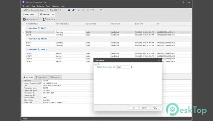 dbForge Transaction Log 2.1.85 Free Download Latest Version