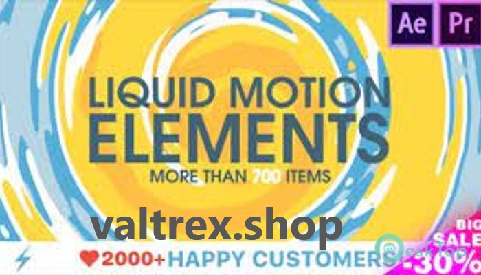 VideoHive Liquid Motion Elements for After Effects Free Download