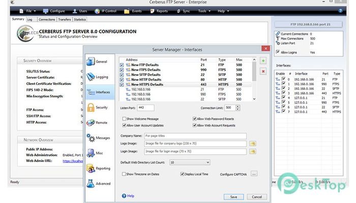 Cerberus FTP Server Enterprise 13.2.1 Free Download Latest