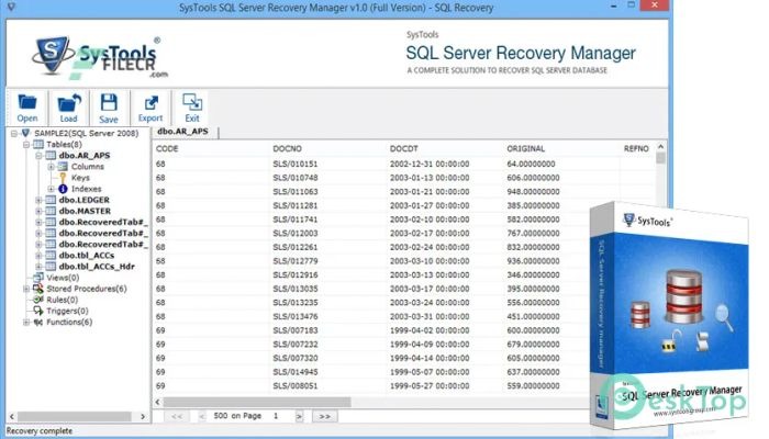 SysTools SQL Server Recovery Manager 5.0 Free Download