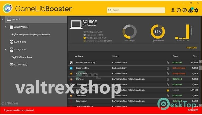 GameLibBooster 1.5.3 Free Download For All Windows