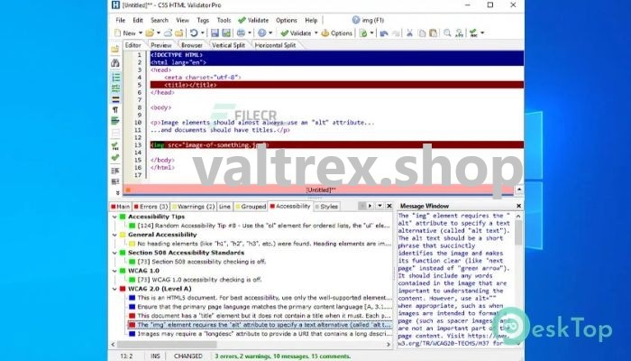 CSS HTML Validator Pro 22.0400 Free Download For Windows