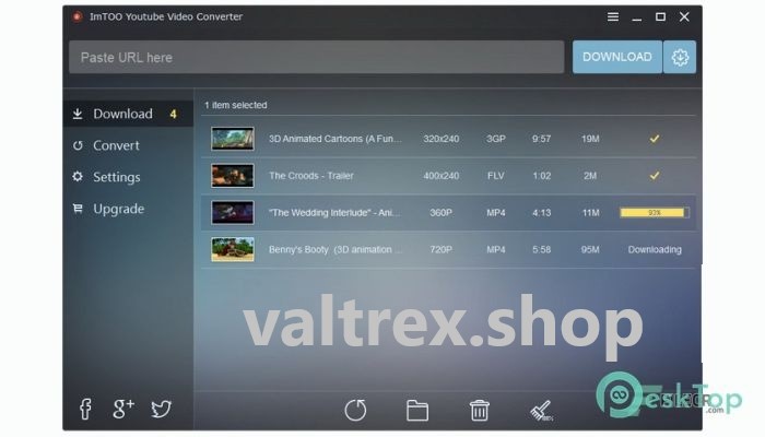 ImTOO YouTube Video Converter 5.7.6 Free Download For Pc