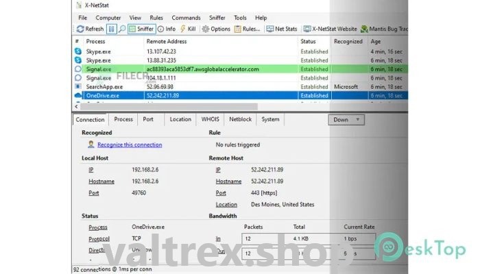 X-NetStat Professional 6.0.0.30 Free Download For All Windows