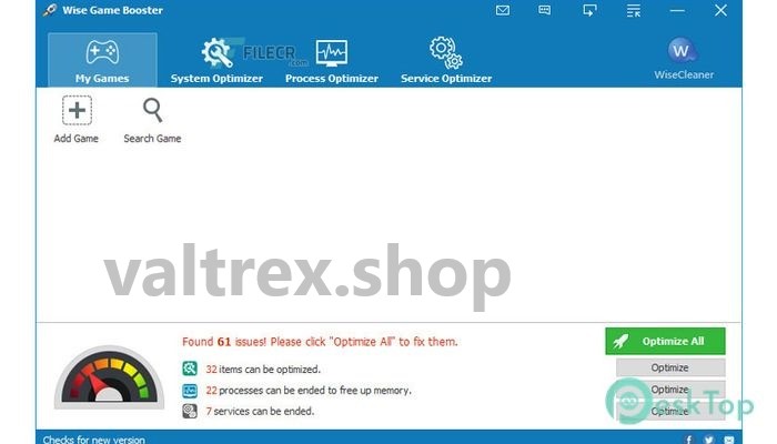 Wise Game Booster 1.5.7.81 Free Download Latest Version
